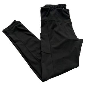 CAMBIVO Yoga Pants Leggings High Waist Workout Side Pockets Wide Waistband